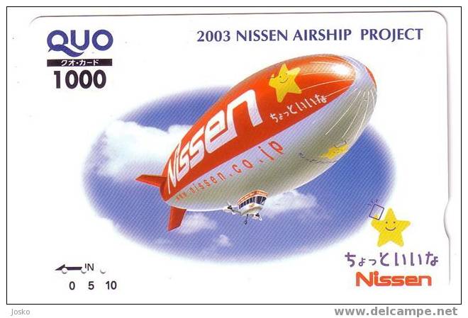 Japan - Japone - Airballon - Balloon - Ballon - Airship - Montgolfiere - ZEPPELIN - Flugzeuge