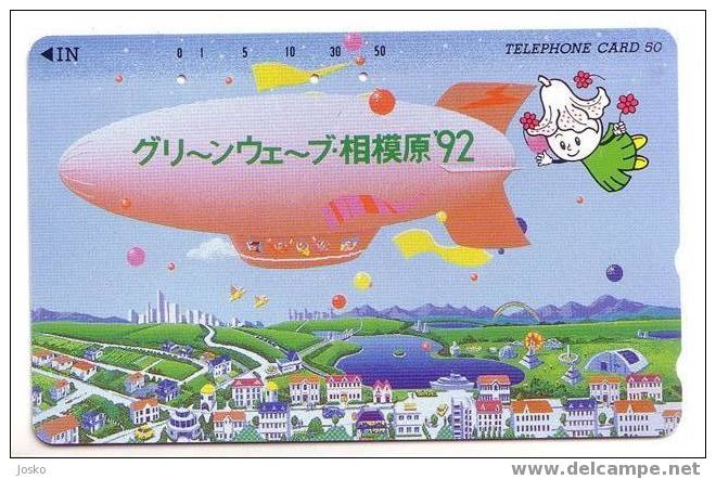 Japan - Japone - Airballon - Balloon - Ballon - Airship - Montgolfiere - ZEPPELIN - Flugzeuge