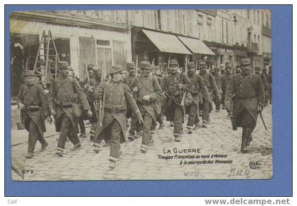 Postkaart "Troupes Francaises Au Nord D'Amiens A..." Verzonden Van VEURNE / FURNES Op 4/9/15, Naar ARGENTEUIL (France) - Not Occupied Zone