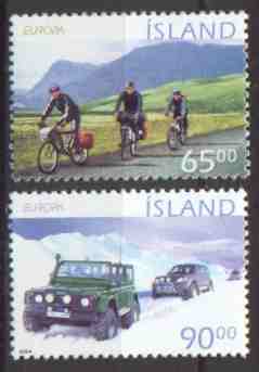 CEPT / Europa 2004 Islande N° 994 Et 995 ** Les Vacances - 2004