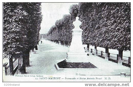 St Maixent - Promenades Et Statue Antonin Proust - Saint Maixent L'Ecole