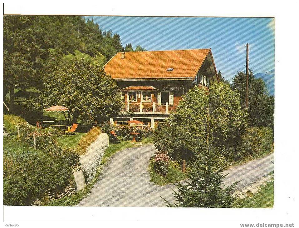 LES CONTAMINES MONTJOIE - Hôtel Restaurant "La Gelinotte" - Les Contamines-Montjoie