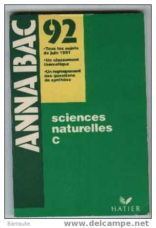 ANNABAC 92 SCIENCES NATURELLES C - 18+ Years Old