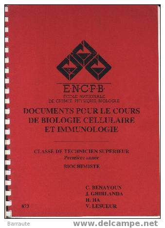 E.N.C.P.B. BIOLOGIE CELLULAIRE Et IMMUNOLOGIE - 18+ Years Old
