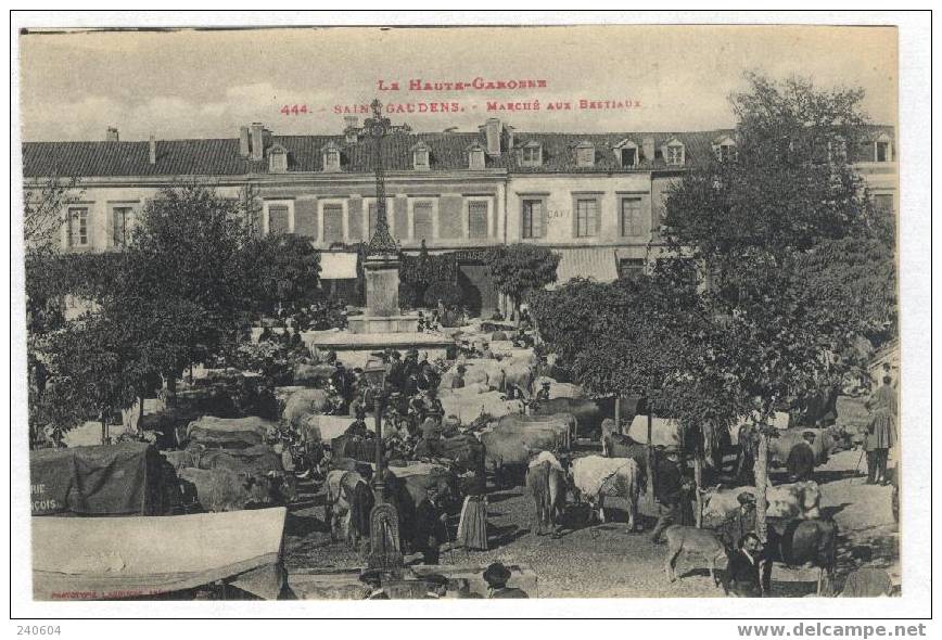 444  -  SAINT-GAUDENS  --  Marché Aux Bestiaux - Saint Gaudens