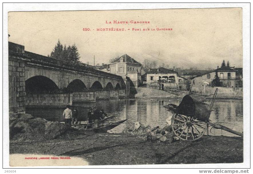 650  -  MONTREJEAU  --  Pont Sur La Garonne - Montréjeau