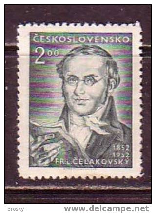 L3056 - TCHECOSLOVAQUIE Yv N°662 ** LITTERATURE - Ongebruikt