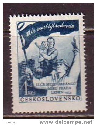 L3063 - TCHECOSLOVAQUIE Yv N°683 ** PAIX - Unused Stamps