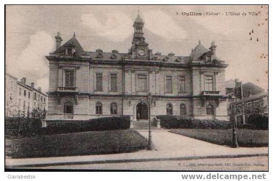 CPA De OULLINS - L'Hôtel De Ville. - Oullins