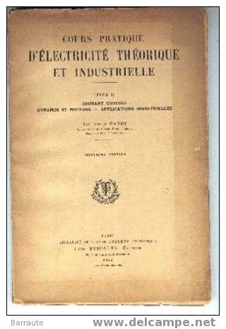 ELECTRICITE THEORIQUE Et INDUSTRIELLE De 1944 - 18 Ans Et Plus