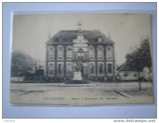 CPA-27-PACY SUR EURE-MAIRIE ET MONUMENT- - Pacy-sur-Eure