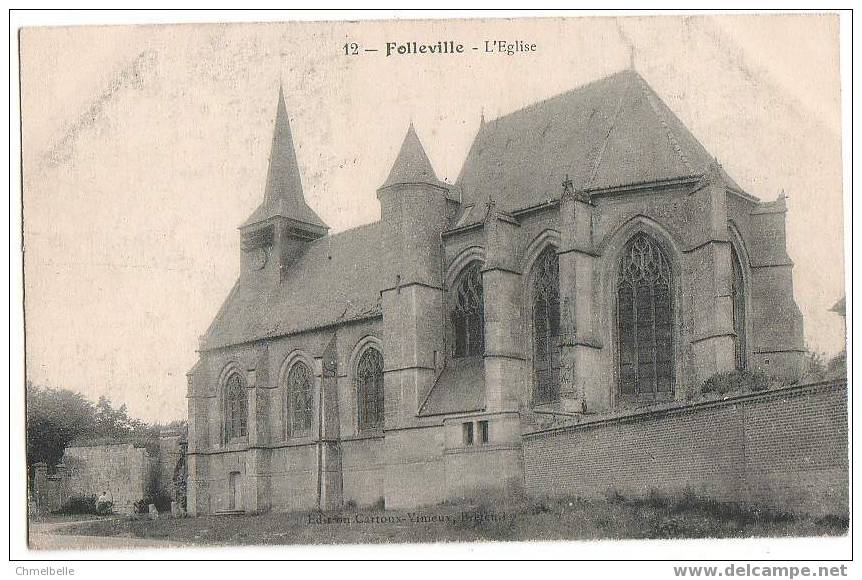 80 FOLLEVILLE L'église - Achat Immédiat - Moreuil