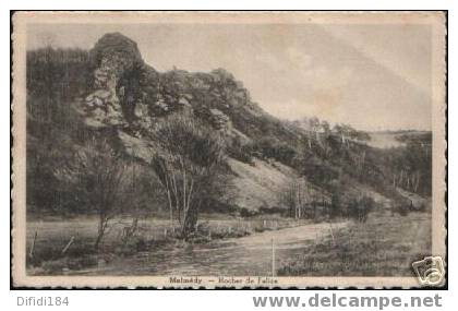 Malmedy Rocher De Falize Afgestempeld In 1937 - Malmedy