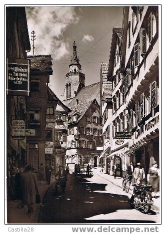 Cpsm TUBINGEN  Neckargasse (moto) - Tuebingen