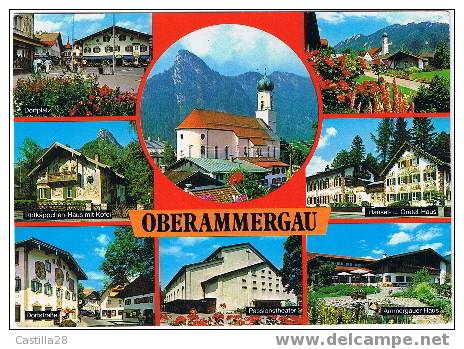 Cpm OBERAMMERGAU Multivues - Oberammergau