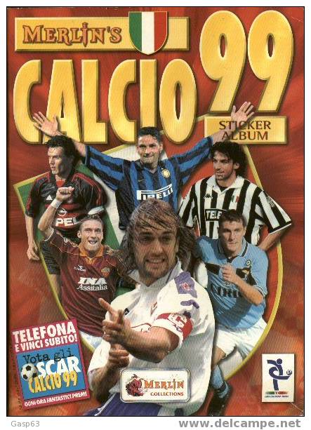 Album CALCIO MERLIN 99 - Ottimo (non Completo) - Altri & Non Classificati