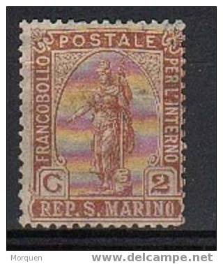 Lote 5 Sellos SAN MARINO Num 32, 186, 335, 399, A70 º - Verzamelingen & Reeksen