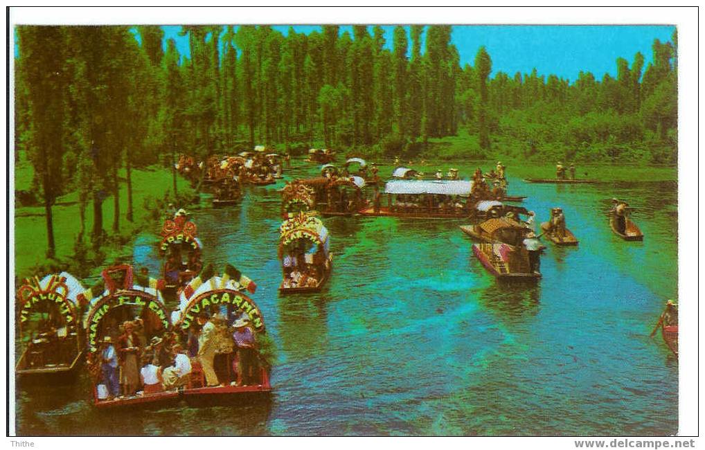 MEXIQUE Lago De Xochimilco - Mexico