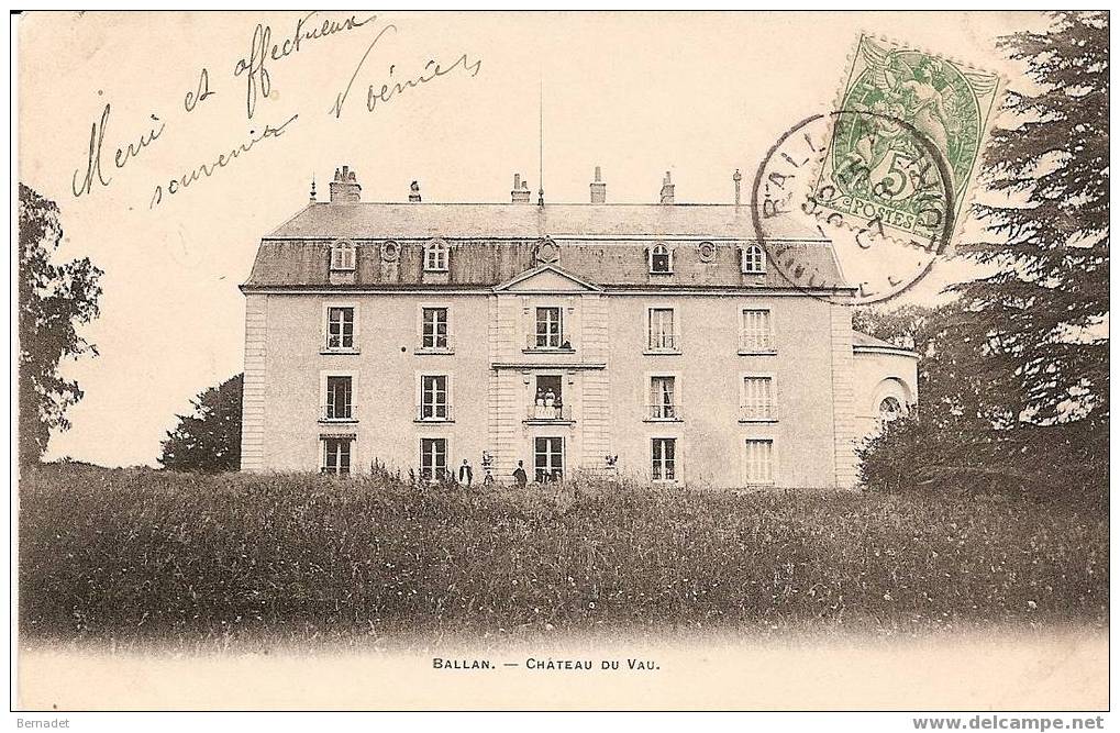 BALLAN ....CHATEAU DU VAU - Ballan-Miré