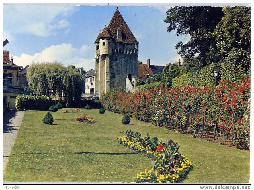 NEVERS--env 1970--Les Jardins Des Remparts Et La Porte Du Croux,cpm N°10677 éd Nivernaises--jolie Carte - Nevers