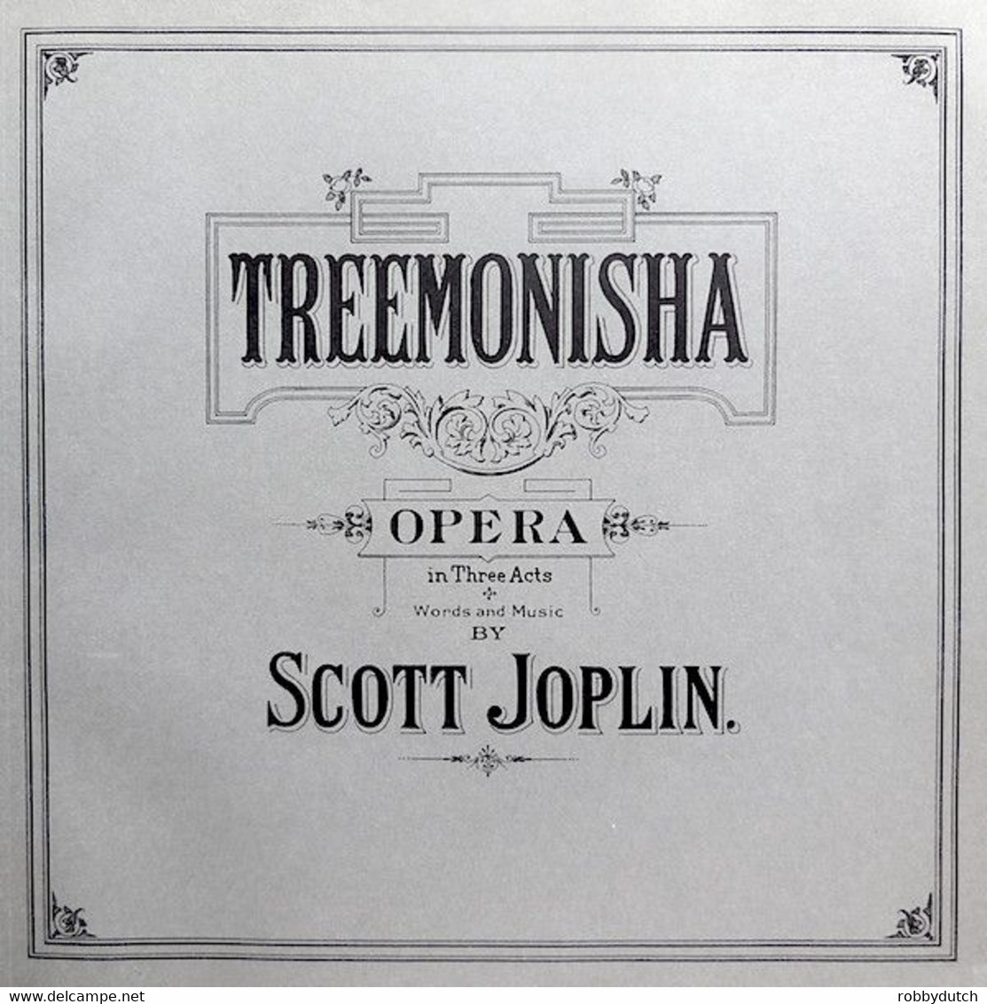 * 2LP Box * SCOTT JOPLIN'S TREEMONISHA - Original Cast Recording (1976 Ex!!) - Opéra & Opérette