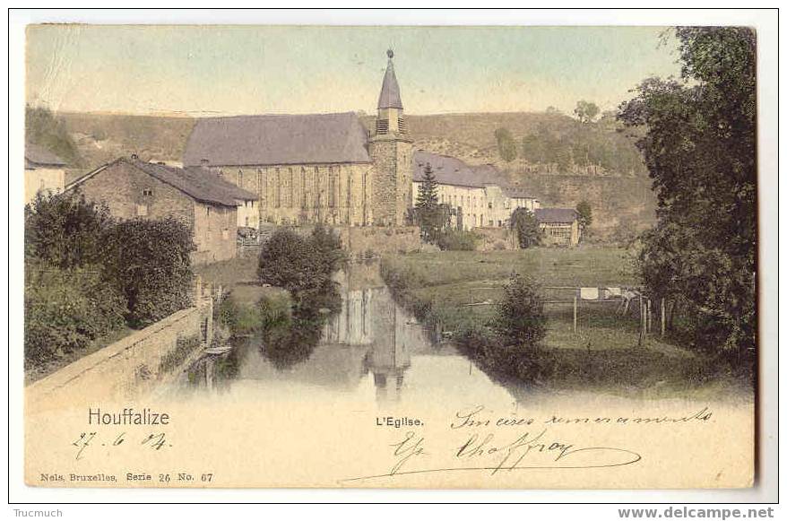 7746 - HOUFFALIZE - L' Eglise "en Couleurs" Nels Série 29 N° 67 - Houffalize