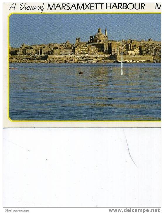 A VIEW OF MARSAMXETT HARBOUR MALTA BEAU TIMBRE 1984 - Malte