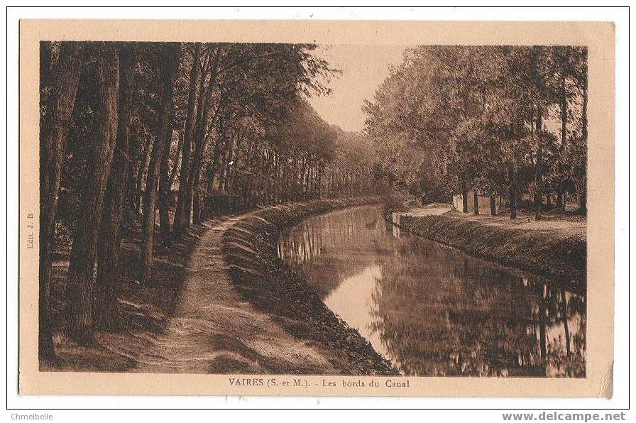 77 VAIRES-SUR-MARNE - Les Bords Du Canal - Vaires Sur Marne