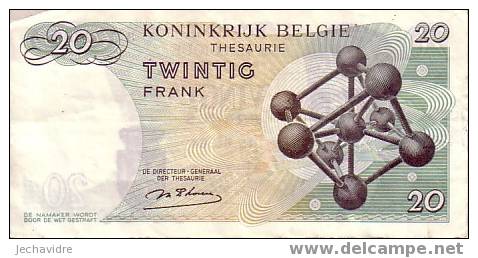 BELGIQUE   20 Francs  Daté Du 15-06-1964   Pick 138     ***** QUALITE  VF + ***** - Andere & Zonder Classificatie