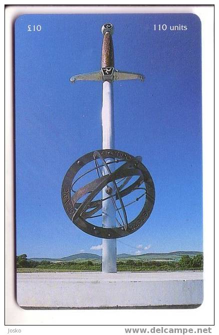 MILLENIUM SCULPTURE ( Isle Of Man ) * Sword Steel Swords Epee Sabre Espada Schwert Spada * - Man (Ile De)