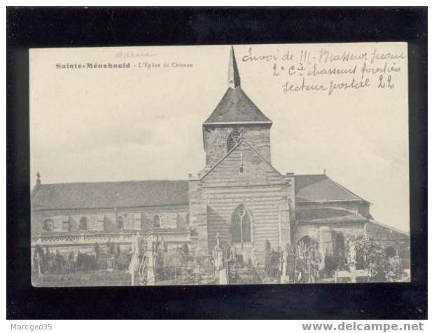 008310 Sainte Ménéhould L'église Du Château édit.moisson  Cimetière - Sainte-Menehould