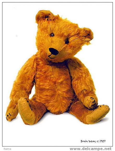 USA : Entier Carte. Ours En Peluche 1907, Teddy Bear, Nounours, Jouet, Jeu, Enfant, Histoire, Mammifère, - Bears