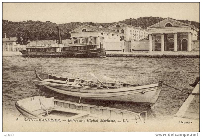 83- Saint Mandrier - Entrée De L'Hopital Maritime. -- L L. - Saint-Mandrier-sur-Mer