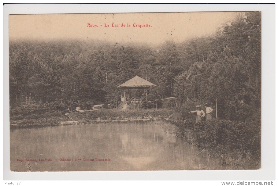 RAON, Le Lac De La Criquette (2 Femmes, Kiosque ) - Raon L'Etape