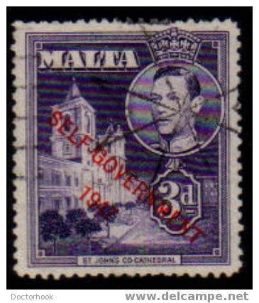 MALTA   Scott   #  239  VF USED - Malte (...-1964)