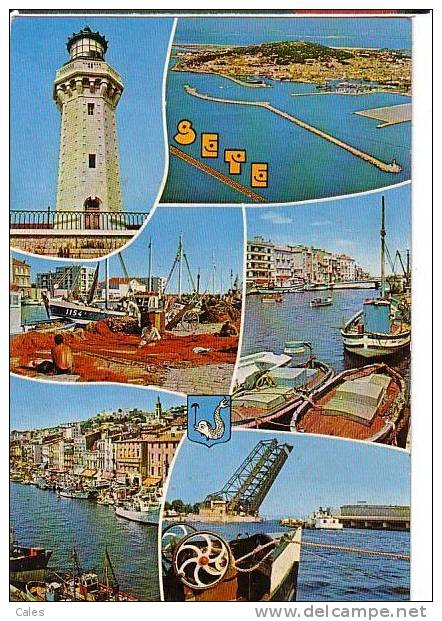 34 - Lot De 2 Cartes Du Port De SETE - Sete (Cette)