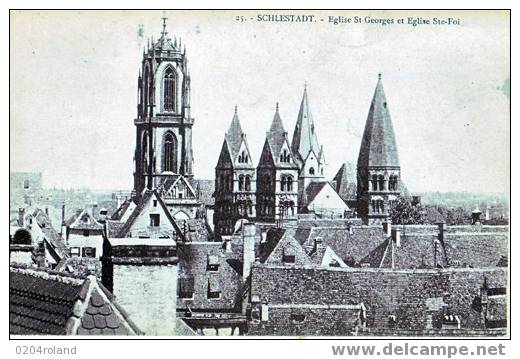 Schlestadt - Eglie St Georges Et Ste Foi - Selestat