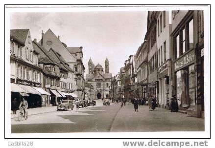 Cpsm SPEYER Hauptstrabe Mit Dom - Speyer