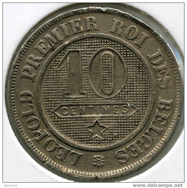 Belgique Belgium 10 Centimes 1862 Français KM 22 - 10 Cents