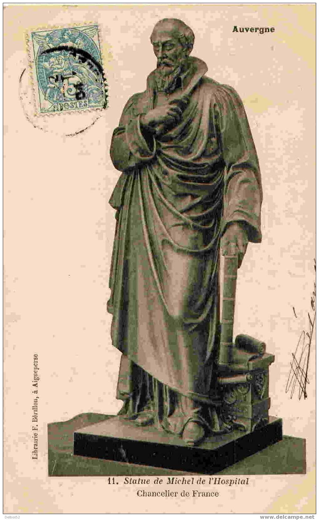 11 - Statue De Michel De L'Hopital - Aigueperse