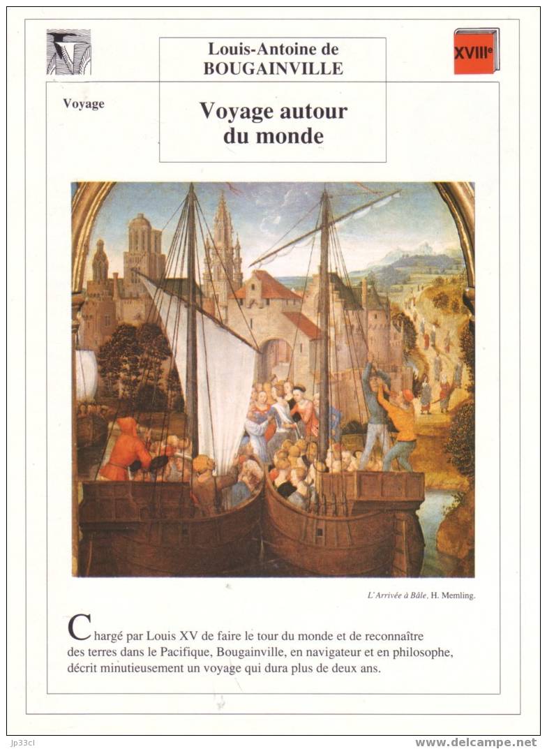 Fiche De Lecture Sur "Voyage Autour Du Monde", De Bougainville - Fiches Didactiques