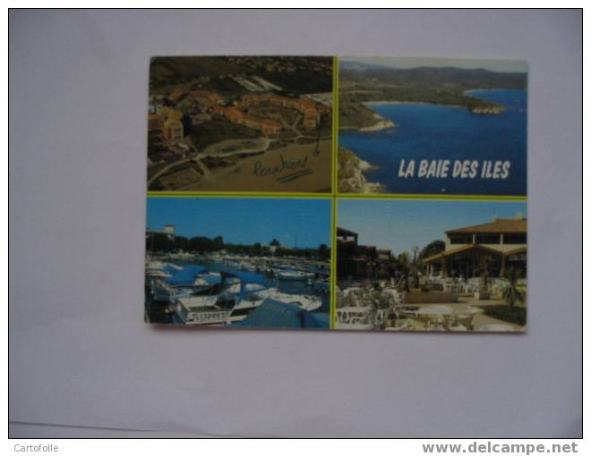 (317) -1-  Carte Postale Sur La Londe Des Maures  Multivues Attention Ecriture Sur Carte - La Londe Les Maures