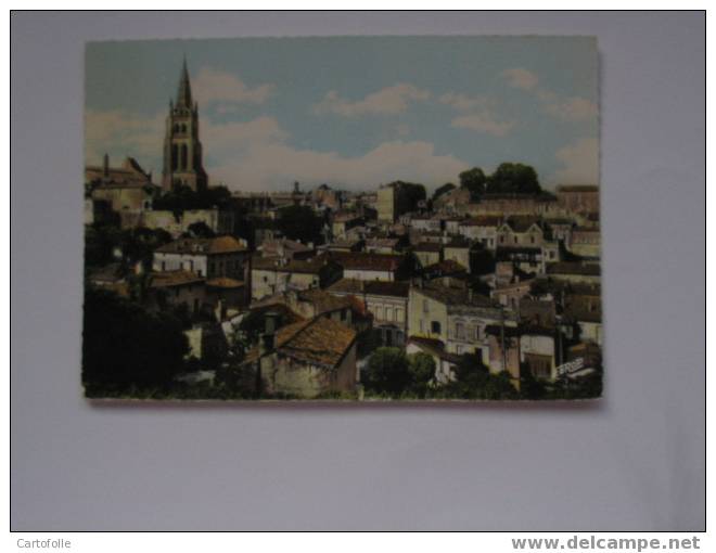 (318) -1- Carte Postale Sur Saint Emilion Vue Générale - Saint-Emilion