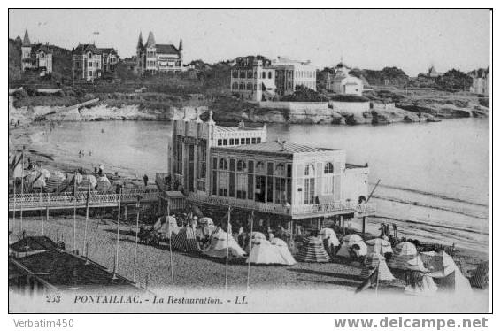 17...PONTAILLAC..LA RESTAURATION....1935 - Pont-l'Abbé-d'Arnoult