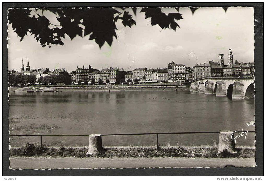 CPSM   71  MACON  1958  Mâcon   Vue Générale  Pont Saint-Laurent  La Saône - Macon