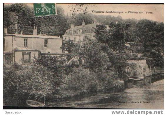 CPA De VILLENEUVE SAINT GEORGES - Château Sur L'Yerres. - Villeneuve Saint Georges