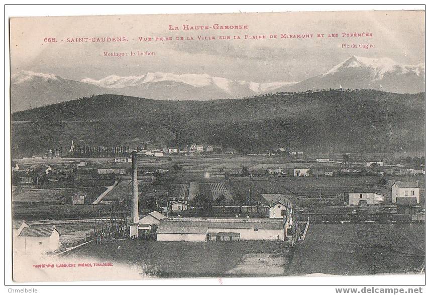 31 SAINT-GAUDENS Vue Prise De La Ville Sur La Plaine De Miramont - Achat Immédiat - Saint Gaudens