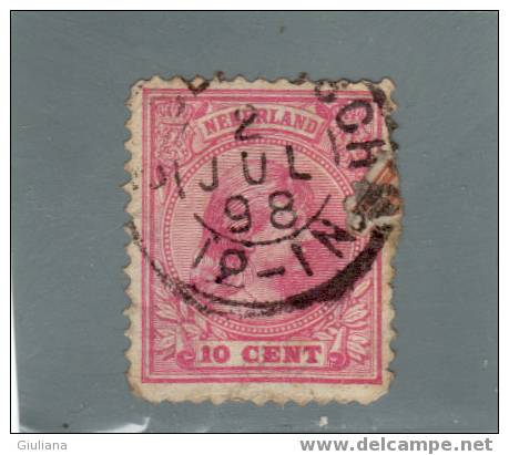 Olanda - N. 37  Used (UNI)  1876-04 - Oblitérés