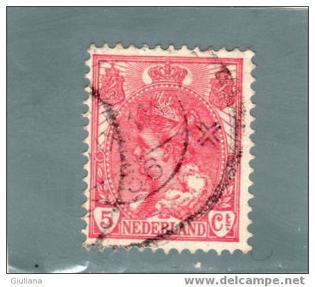 Olanda - N. 51  Used (UNI)  1898-06 - Oblitérés