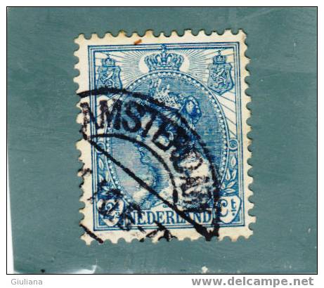 Olanda - N. 54  Used (UNI)  1898-06 - Oblitérés